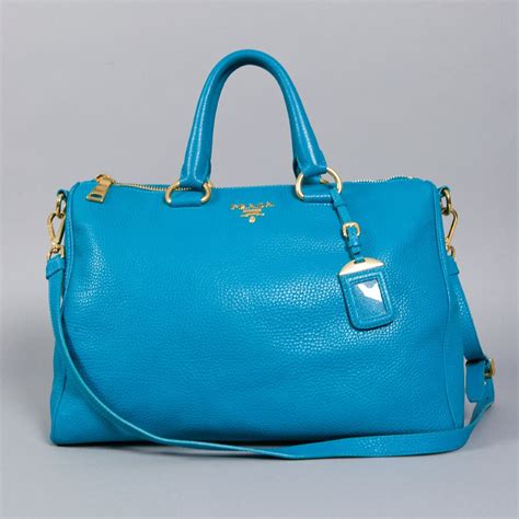 prada turquoise leather handbag|prada purses.